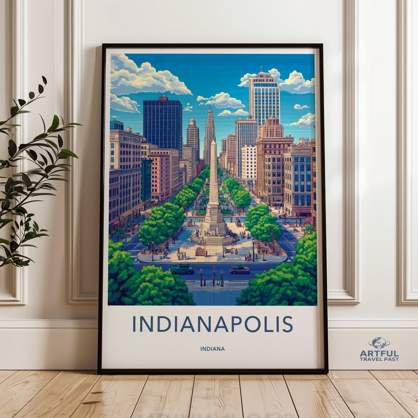 Indianapolis Poster - Indiana Wall Art