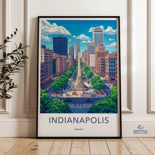 Indianapolis Poster - Indiana Wall Art