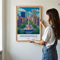 Indianapolis Poster - Indiana Wall Art