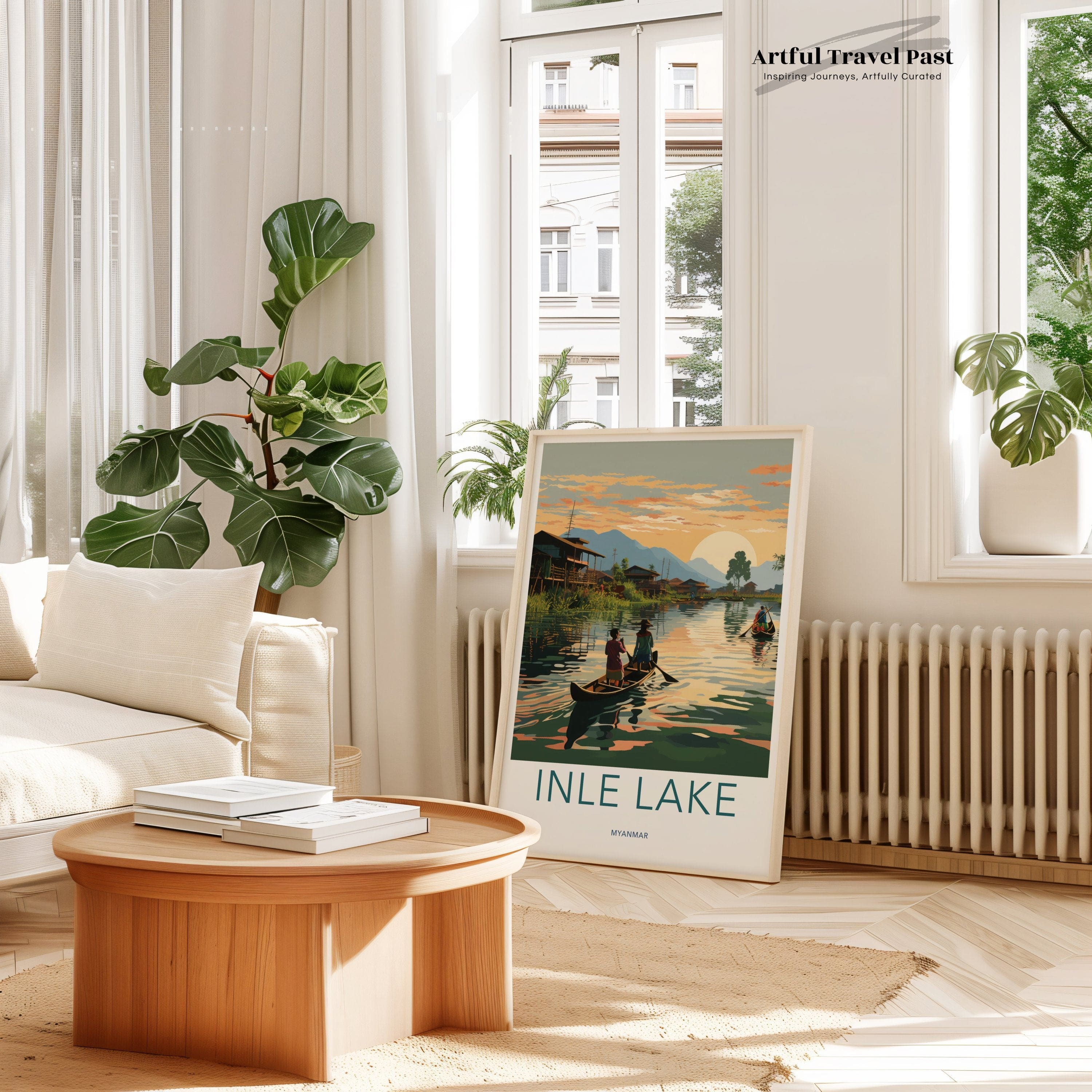 Inle Lake Poster - Myanmar Wall Artr