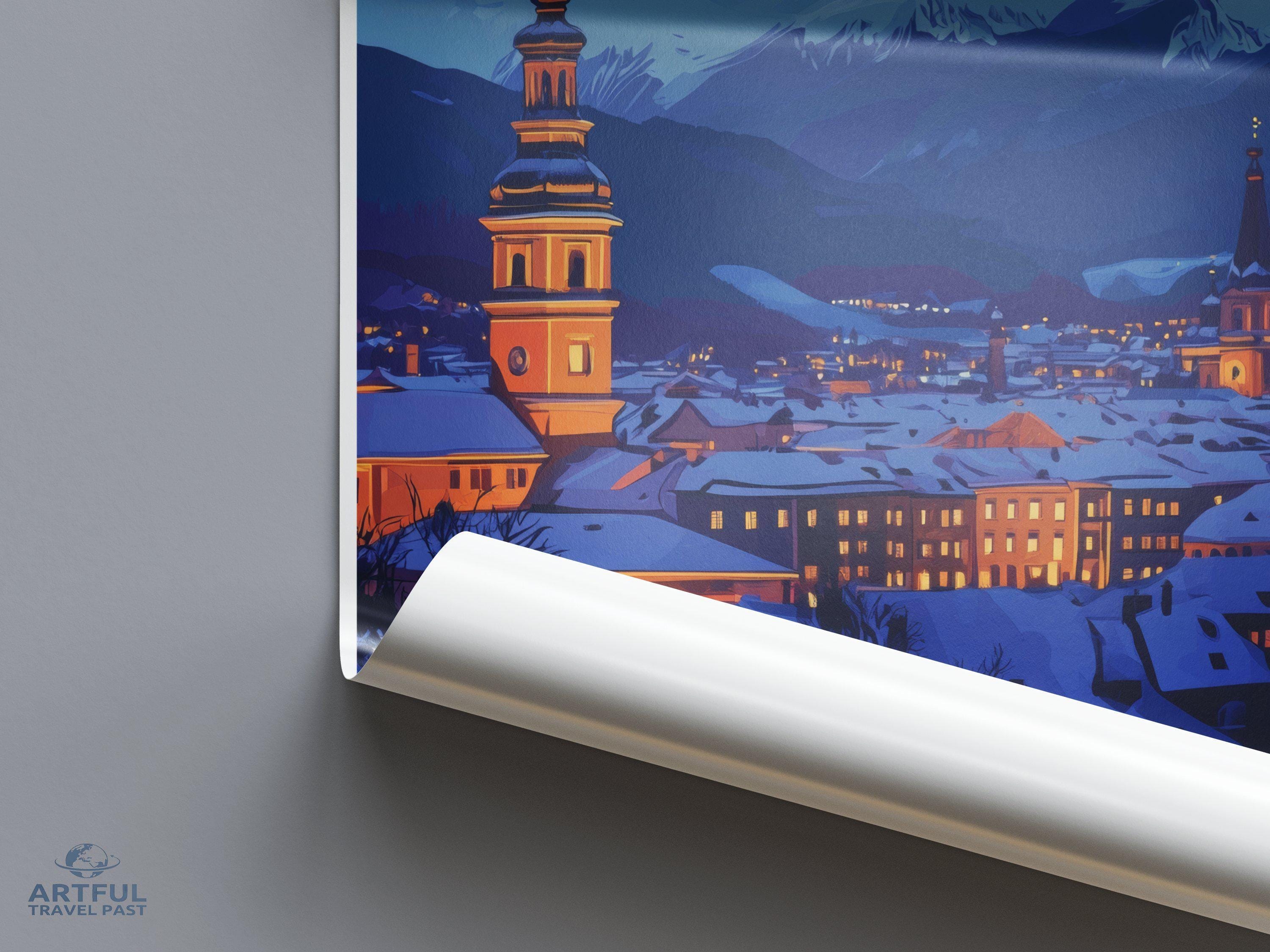 Innsbruck Poster - Austria Wall Art