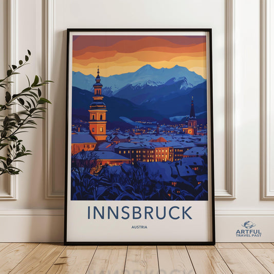 Innsbruck Poster - Austria Wall Art