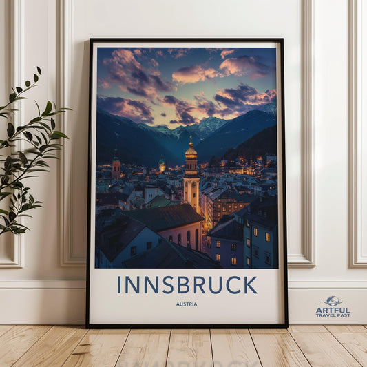 Innsbruck Poster - Austria Wall Art