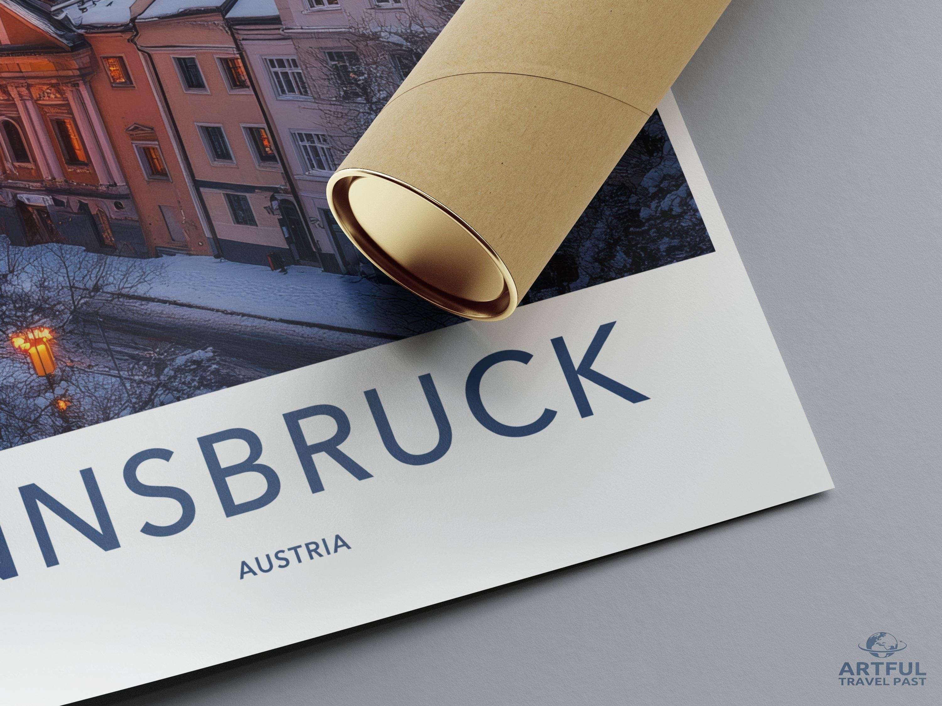 Innsbruck Poster | Austria Wall Art