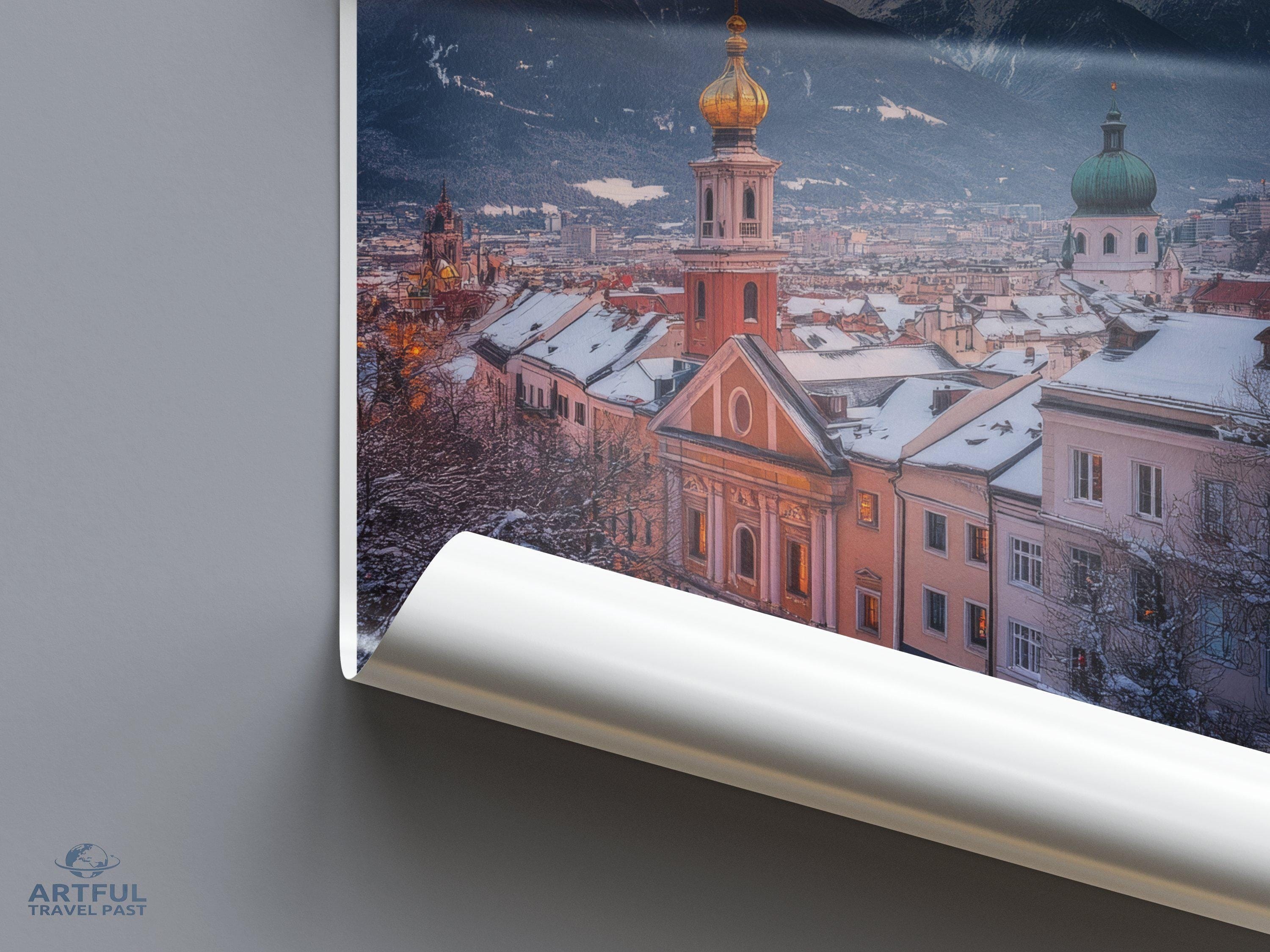 Innsbruck Poster | Austria Wall Art