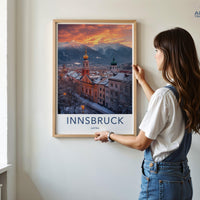 Innsbruck Poster | Austria Wall Art