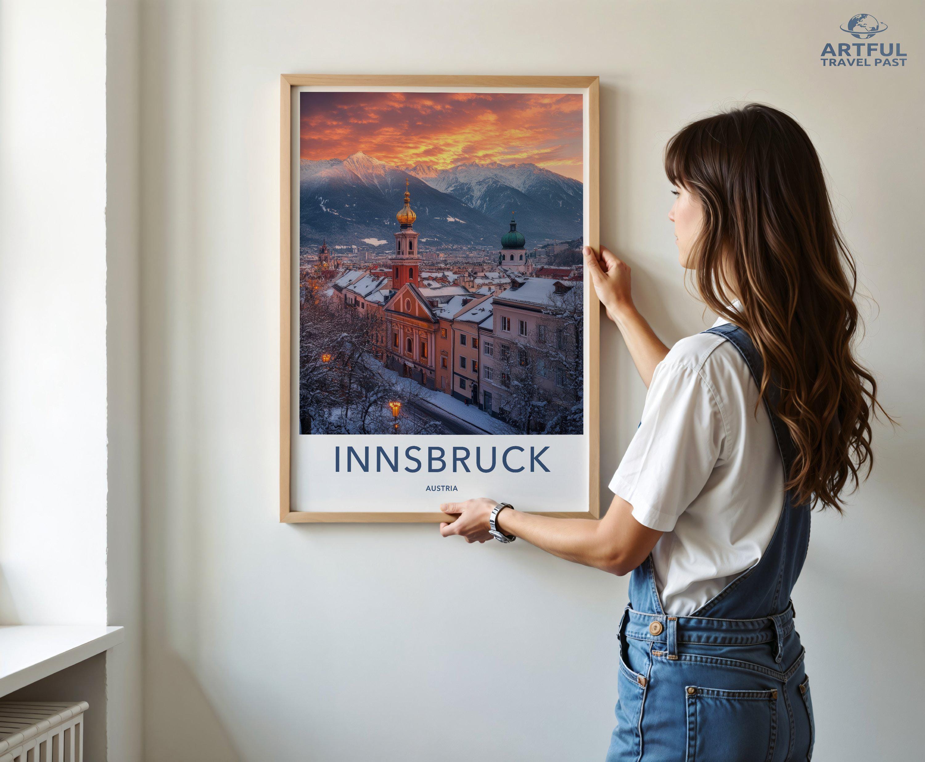 Innsbruck Poster | Austria Wall Art