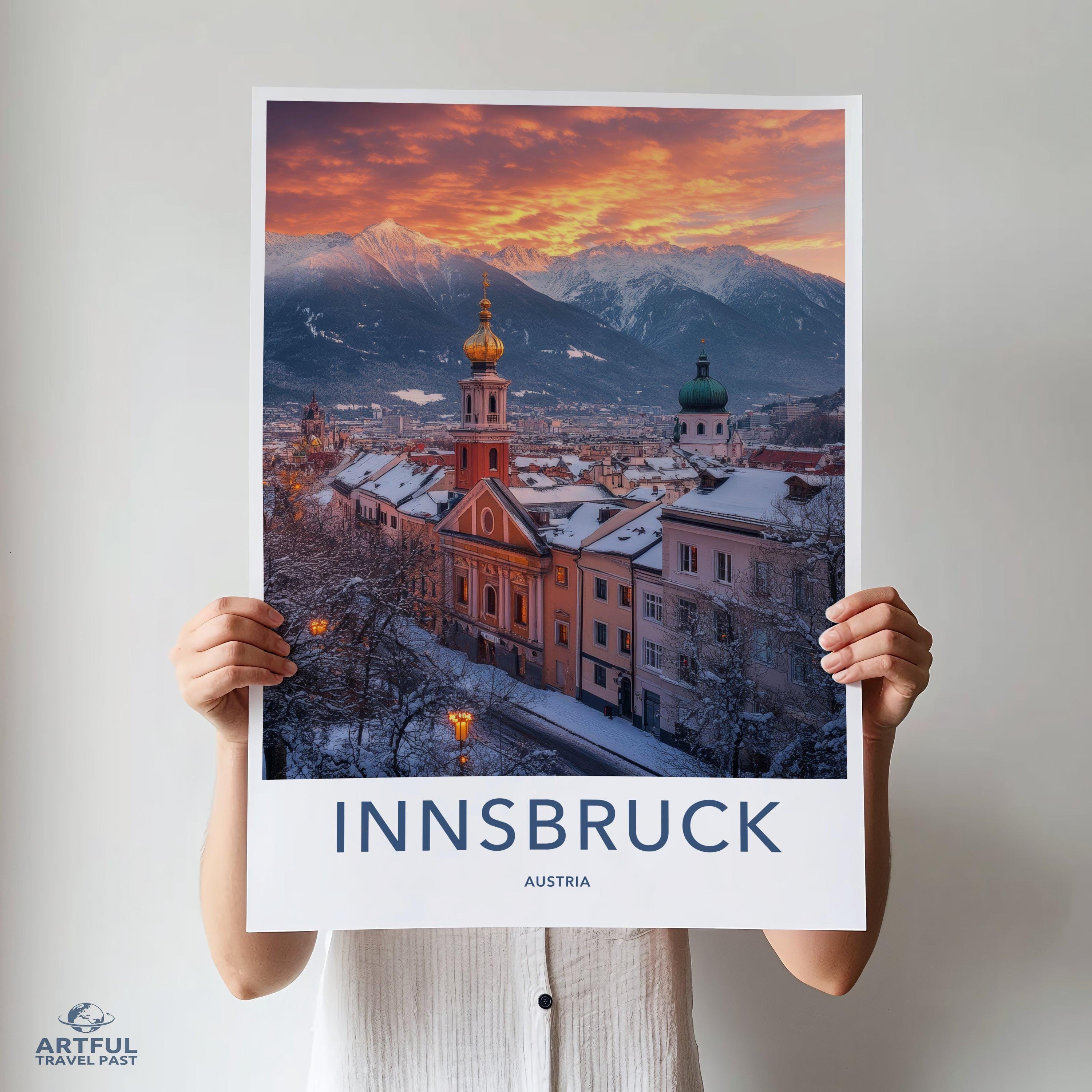 Innsbruck Poster | Austria Wall Art
