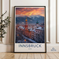 Innsbruck Poster | Austria Wall Art