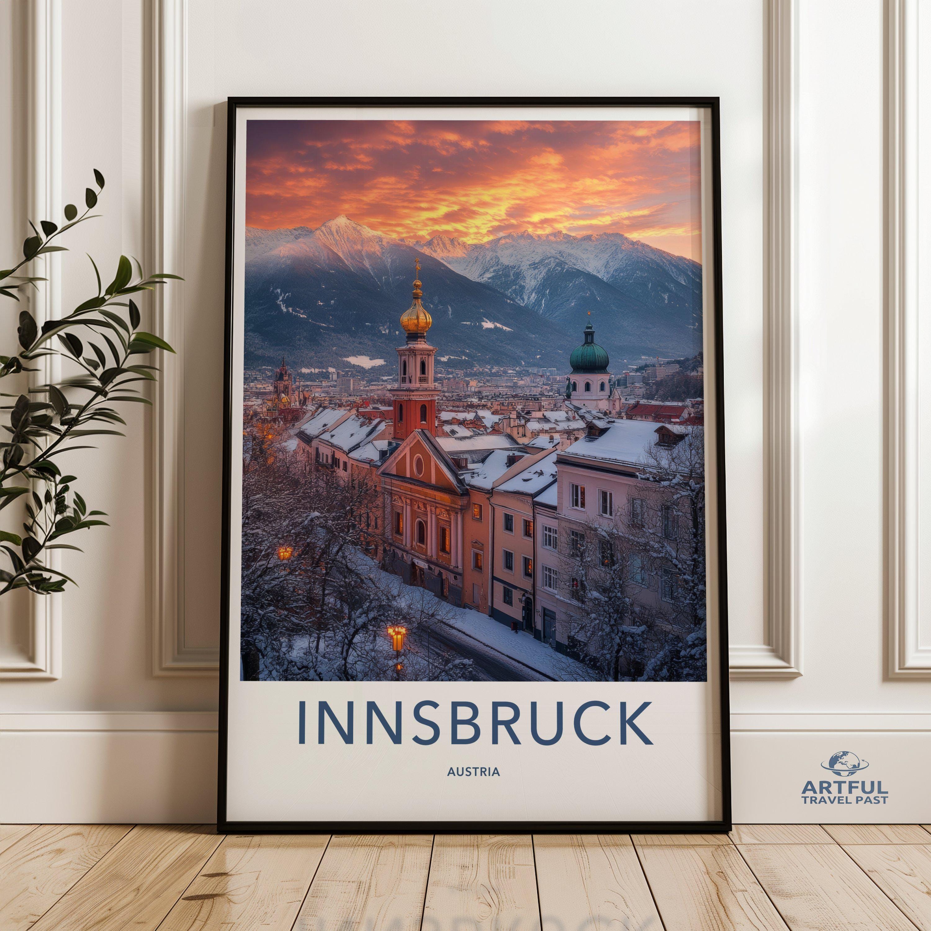 Innsbruck Poster | Austria Wall Art