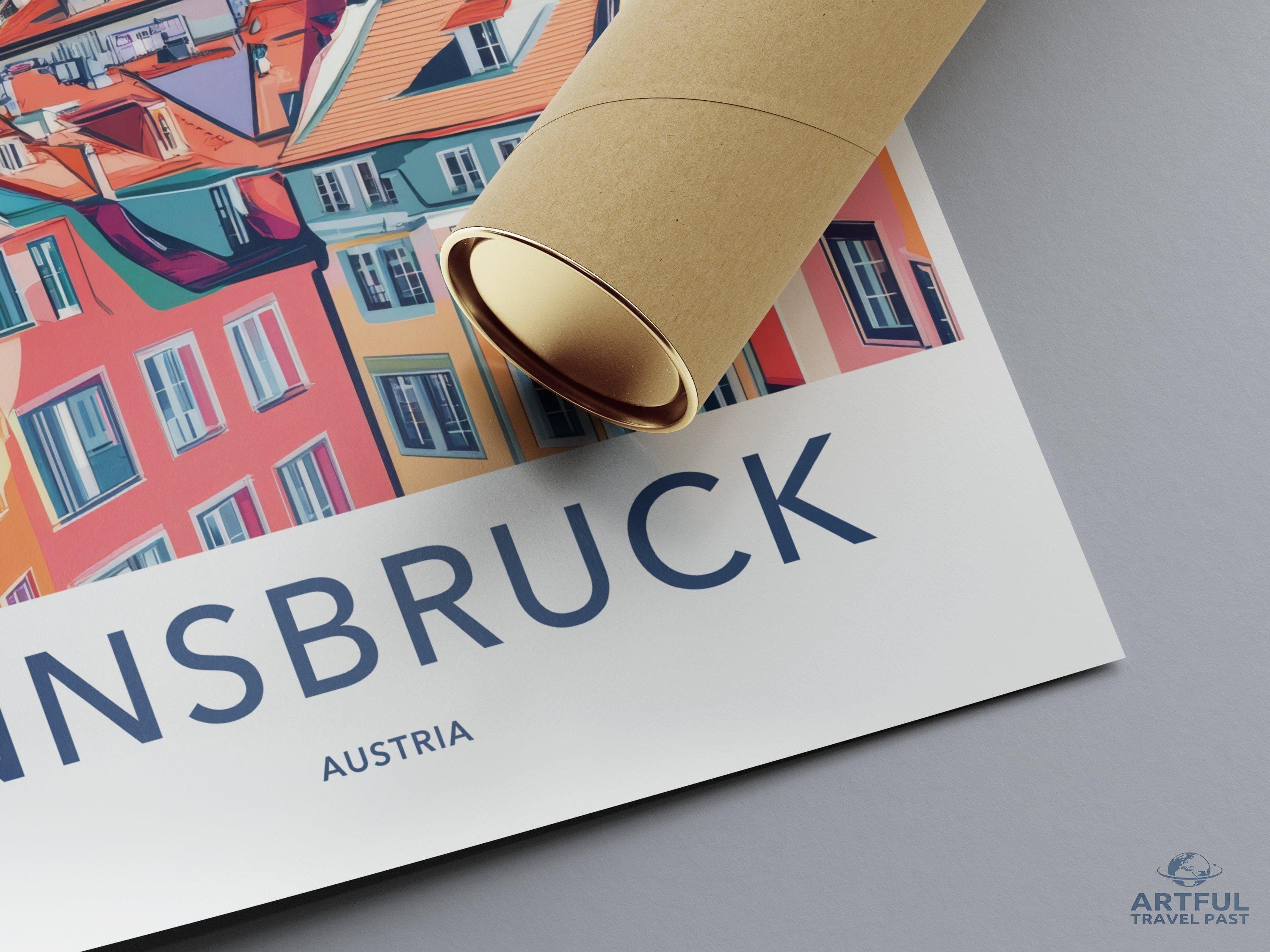 Innsbruck Poster - Austria Wall Art