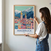 Innsbruck Poster - Austria Wall Art
