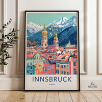 Innsbruck Poster - Austria Wall Art