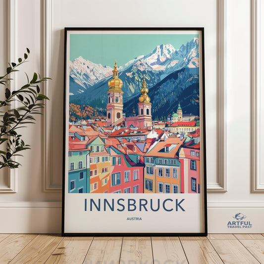 Innsbruck Poster - Austria Wall Art