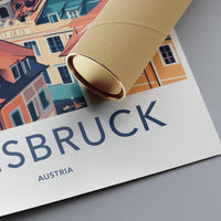 Innsbruck Poster | Austria Wall Art | Europe Decor