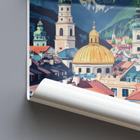 Innsbruck Poster | Austria Wall Art | Europe Decor