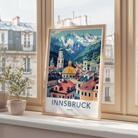 Innsbruck Poster | Austria Wall Art | Europe Decor