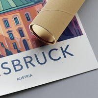 Innsbruck Poster | Austria Wall Art | Europe Decor