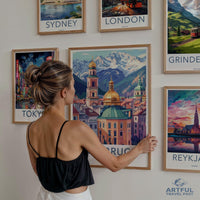 Innsbruck Poster | Austria Wall Art | Europe Decor