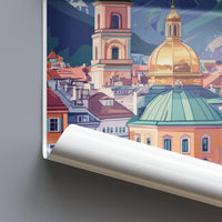 Innsbruck Poster | Austria Wall Art | Europe Decor