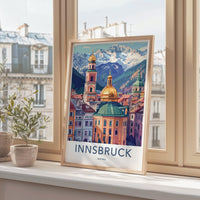 Innsbruck Poster | Austria Wall Art | Europe Decor