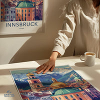 Innsbruck Poster | Austria Wall Art | Europe Decor