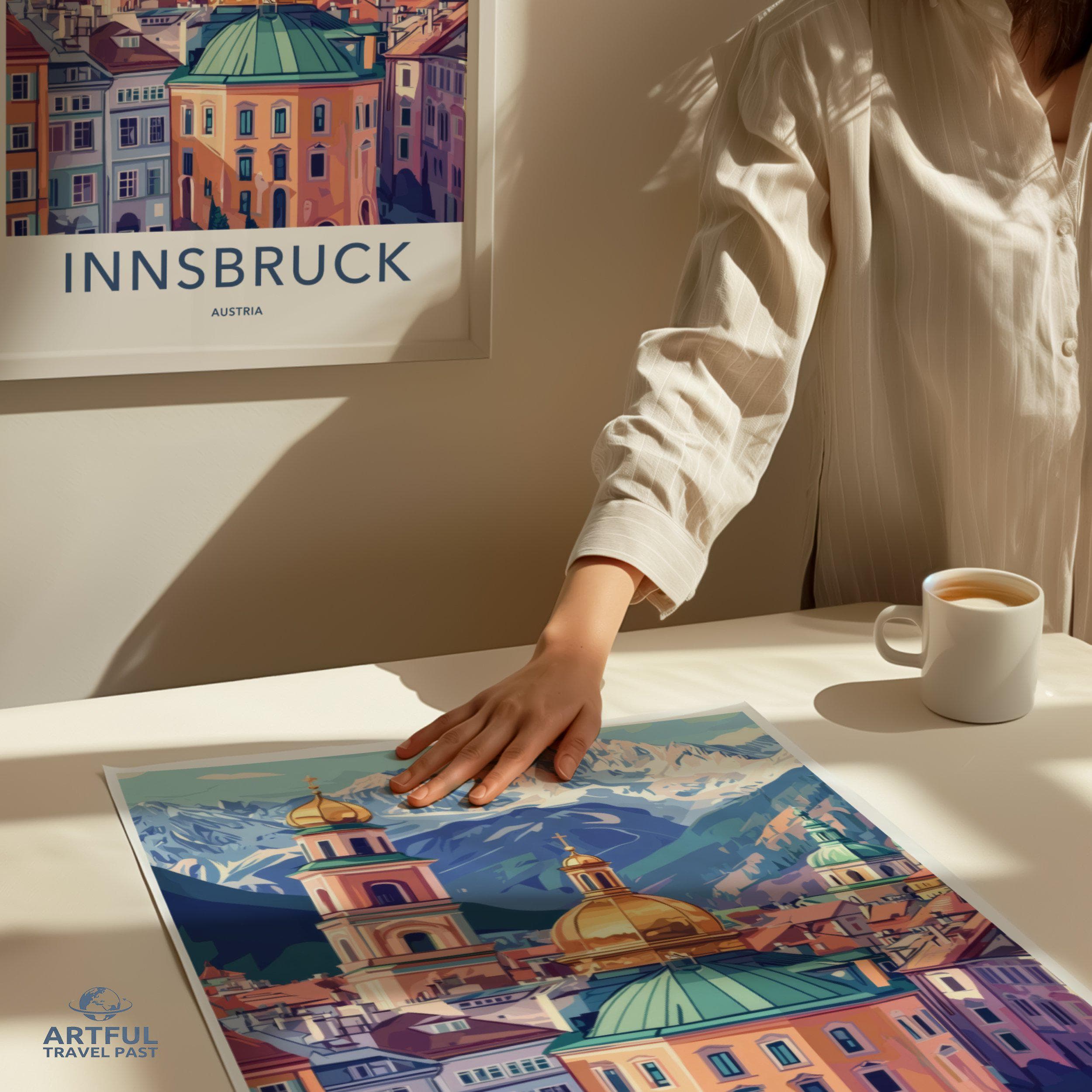 Innsbruck Poster | Austria Wall Art | Europe Decor