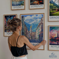 Innsbruck Poster | Austria Wall Art | Europe Decor