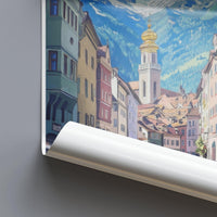 Innsbruck Poster | Austria Wall Art | Europe Decor