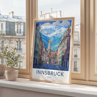 Innsbruck Poster | Austria Wall Art | Europe Decor