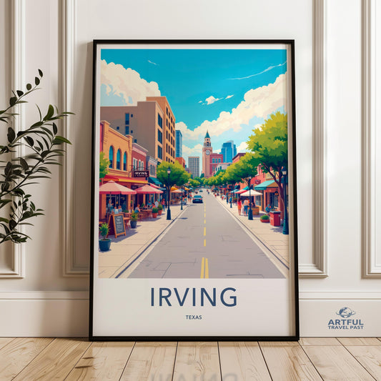 Irving Texas Poster - Texas Wall Art