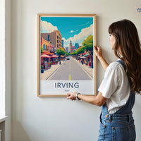 Irving Texas Poster - Texas Wall Art