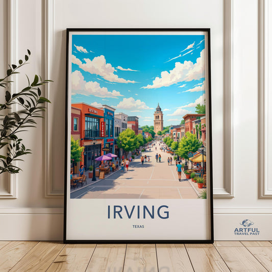 Irving Texas Poster - Texas Wall Art