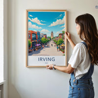 Irving Texas Poster - Texas Wall Art