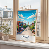 Irving Texas Poster - Texas Wall Art