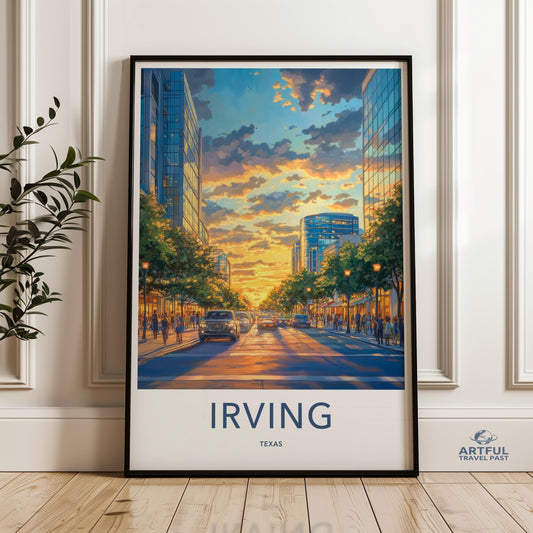 Irving Texas Poster - Texas Wall Art