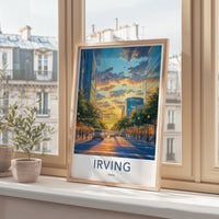 Irving Texas Poster - Texas Wall Art