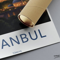 Istanbul Poster | Istanbul Wall Art | Turkey Decor