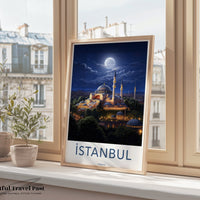 Istanbul Poster | Istanbul Wall Art | Turkey Decor
