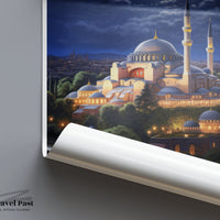 Istanbul Poster | Istanbul Wall Art | Turkey Decor
