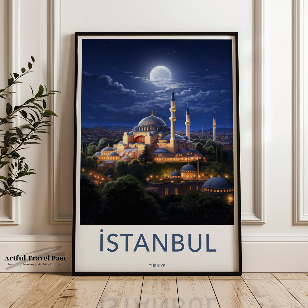 Istanbul Poster | Istanbul Wall Art | Turkey Decor