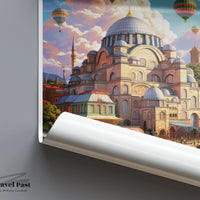 Istanbul Poster - Turkey Wall Art