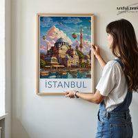 Istanbul Poster - Turkey Wall Art