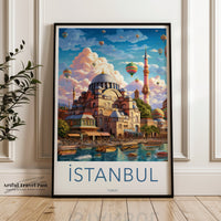 Istanbul Poster - Turkey Wall Art