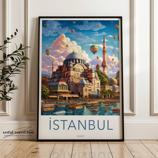 Istanbul Poster - Turkey Wall Art