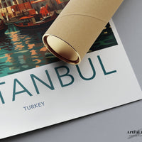Istanbul Poster - Turkey Wall Art