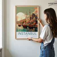 Istanbul Poster - Turkey Wall Art