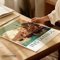 Istanbul Poster - Turkey Wall Art