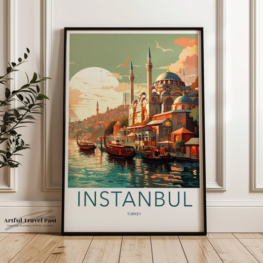 Istanbul Poster - Turkey Wall Art