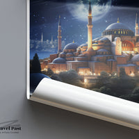 Istanbul Poster - Turkey Wall Art